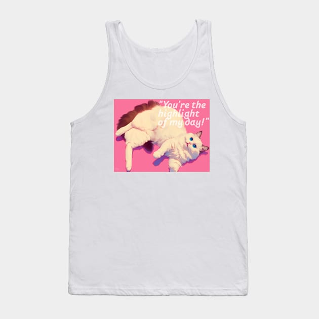 Surprised Whiskers Collection IV Tank Top by DinoPals